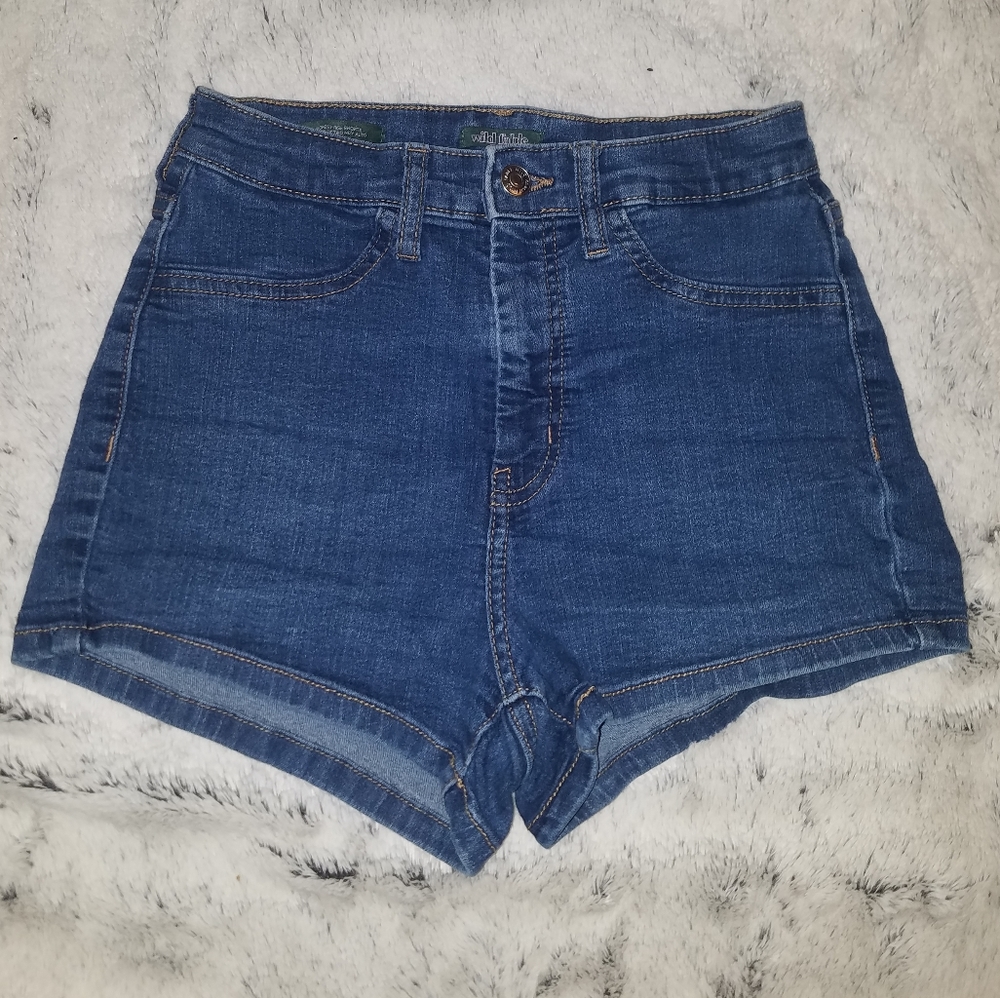 High Waisted Jean Shorts